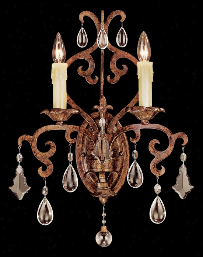 Savoy House Forged Iron 2-light Wall Sconce (k1011)
