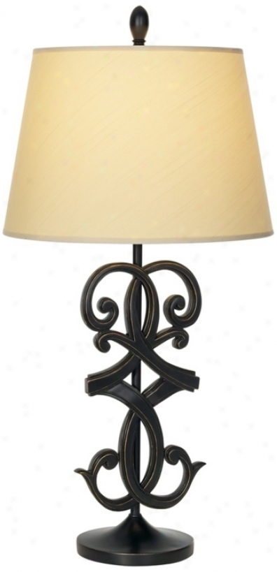 Sovereign Mounted Architectural Element Table Lamp (r9889)