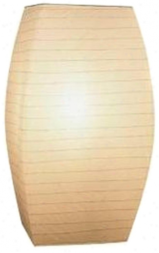Textured Paper Lantern Lamp (p6349)