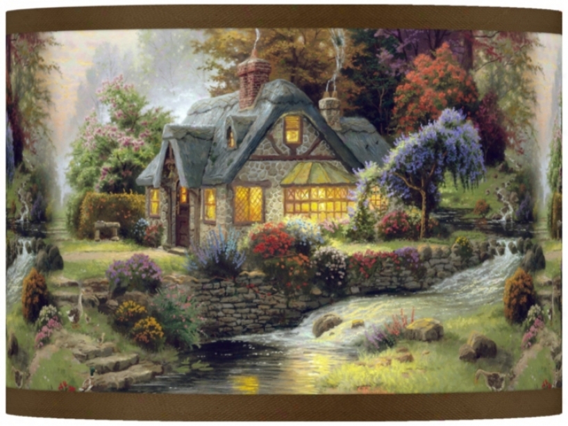 Thomas Kinkase Stillwater Cottage Shade 13.5x13.5x10 (37869-w7179)