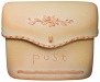 Beige End Pouch Post Or Wallmount Mailbox (t6680)