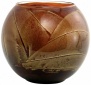 Esque&#84482; 4" Mahogany Candle Globe With Gift Box (w6550)