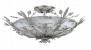 Swarovski Paris Flea Market 20" Widde Silver Ceiling Light (g6461)