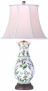 Tulip Flower Porcelain Gourd Vas Table Lamp (g7003)