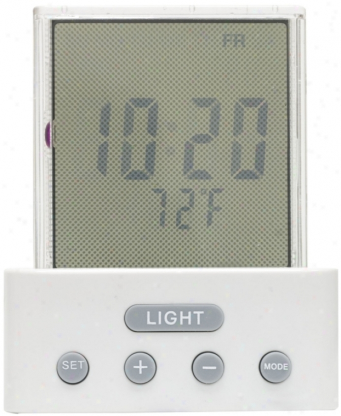 Time And Temperature Lcd Night Light (t3511)