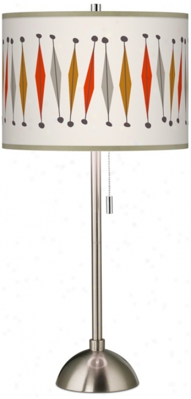 Tremble Giclee Brushed Carburet of iron Table Lamp (60757-y3311)