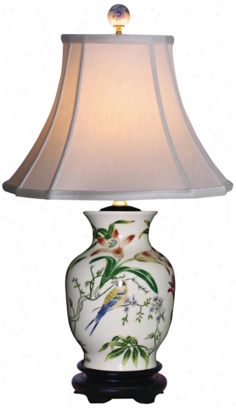 Tulip Vsse Porcelain Tzble Lamp (g6964)