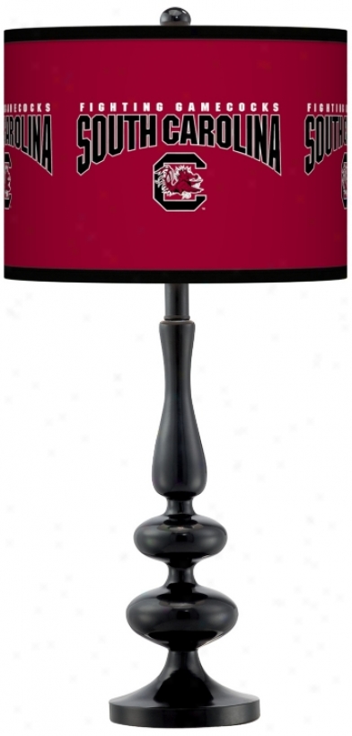 University Of South Carolina Golss Black Table Lamp (n5714-y4696)