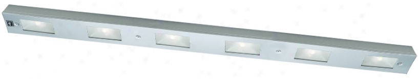 Wac Satin Nickel Xenon 36" Wide Under Cabinet Light Bar (m6808)