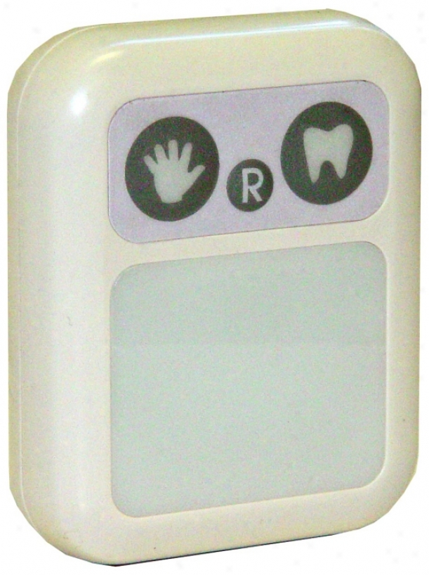 Wash And Brush Timer White With Night Light( t4033)