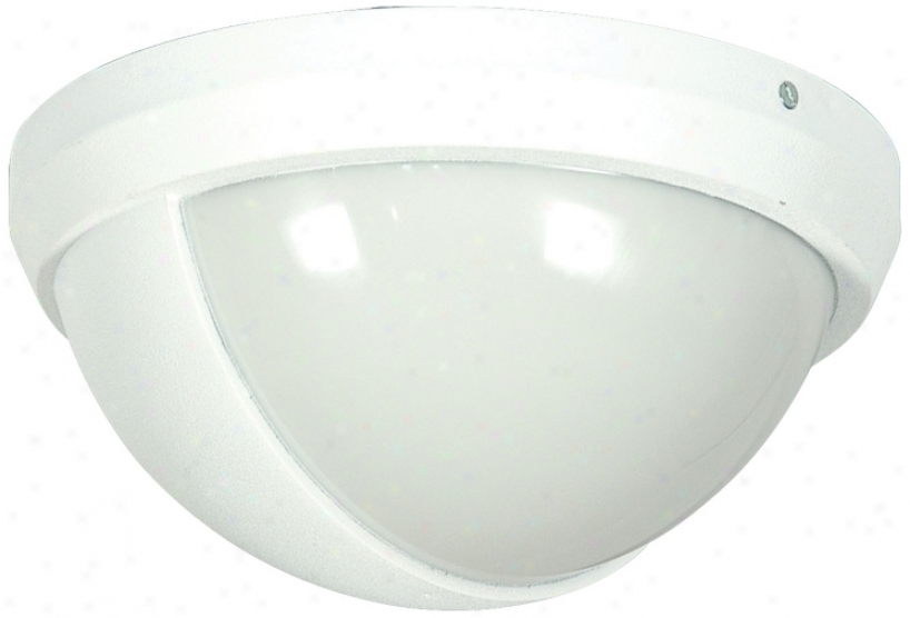 White Finish 10 1/2&quo; Great Outdoor Wall Light (20661)