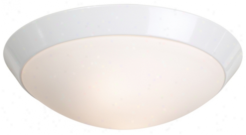 White End 13" Wide Ceiling Light Fixture (12146)