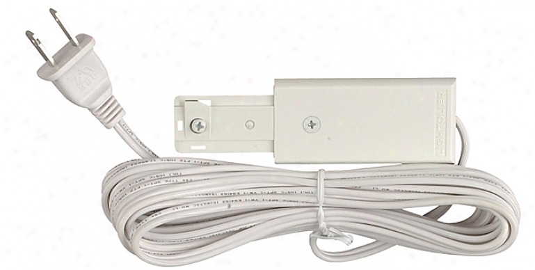 White Liggtolier Plug Live End Cord (38099)
