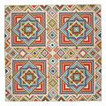 American Cottage Rugs Tunnel 3 X 9 Tunnel Square Pastel Area Rugs