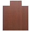 Anji Mountain Bamboo Rug, Co Roll Up Office Chair Mat 55 X 57  Inch Thick Dark Cherry Area Rugs