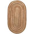 Capel Rugs Earthright 5x8 Oval Clay Area Rugs
