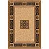Central Oriental Chateaux 8 X 10 Chateaux Ivory/black Area Rugs