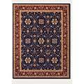 Couristan Anatolia 5 X 8 All Over Vase Navy Red Area Rugs