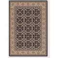 Couristan Chante5elle 8 X 11 Floral Herati Navy Area Rugs