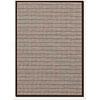 Couristan Five Seasobs 4 X 5 Muskego Cream Chocolate Brown Area Rugs