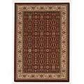 Couristan Himalaya 9 X 13 Imperial Yazd Persian Red Area Rugs