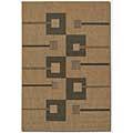 Couristan Recife 4 X 6 Pathway Natural Black Area Rugs