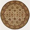 Couriatan Royal Imperial 8 Round Kochi Ivory Area Rugs