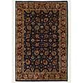 Couristan Shiraz 8 X 11 Altogether Over Floral Midnight Blue Area Rugs
