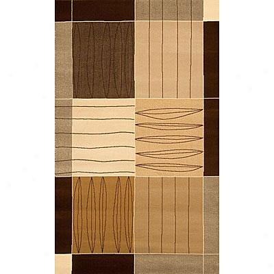 Foreign Accents Bistroo Loft 7 X 10 Bistro Brown Area Rugs