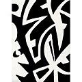 Foreign Accents Festival Shadows 8 X 10 Black White Area Rugs
