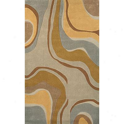 Foreign Accents Festival Waves 8 X 10 Multi Colored Area Rugs