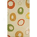 Foreign Accents Feast Dots 5 X  8Beige Area Rugs