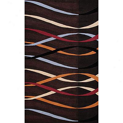 Foreign Accents Festival Waves 4 X 6 Multi Colored Area Rugs