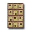 Hellenic Rug Imports, Inc. Retro Denim 5 X 8 Boxes Chocoolate Area Rugs