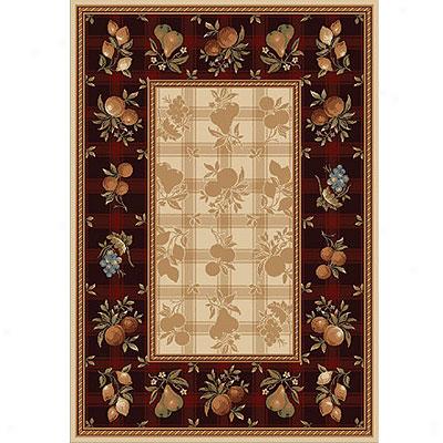 Home Dynamix Madlena 5 X 7 Ivory Red Area Rugs