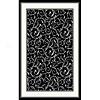 Kane Carpet After Hours 2 X 8 Scroll White On Black Area Rugs