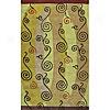 Klaussner Home Furnishings Do The Twist 8 X 11 Yellow Area Rugs