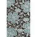 Klaussner Home Furnishings Hibiscus 5 X 8 Blue Area Rugs