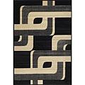Klaussner Home Fhrnishings Turn It Up 5 X 8 Black Area Rugs