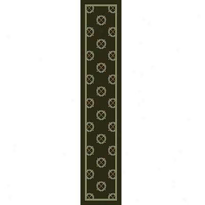 Milliken Rutherford 2 X 23 Runner Olive Area Rugs