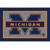 Milliken University Of Michigan 5 X 8 Universith Michigan Area Rugs
