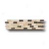 Mohawk Artistic Collection - Stress  Statements - Stone Empdrador Crema Gold Brick Joint Imitate Border Tile & Stone