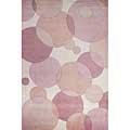 Momeni, Inc. Novel Wave 4 X 6 Just discovered Wave Pink Area Rugs