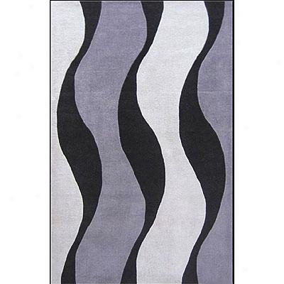 Nejad Rugs The Bright Collection 4 X 6 Winds Of Africa Slate/slate Area Rugs