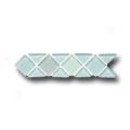 Orginal Style Large Triangle & Square Tumbled Glass Borders Volta Tile & Stone