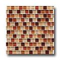 Original Style Offset Sky Mixed Clear Mosaic Cardigan Tile & Stone