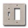 Questech Dorset Switch Plates - Travertine Toggle Gfci Combo Tile & Stone