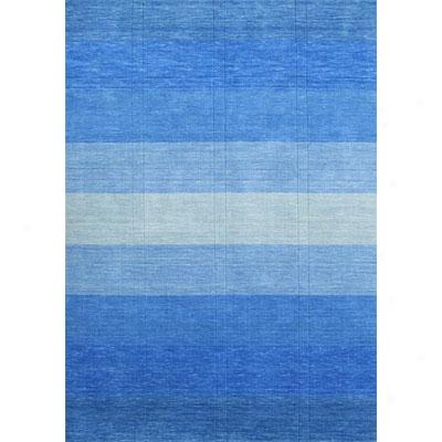 Rug One Imports Striations 9 X 12 Azure Sea Area Rugs