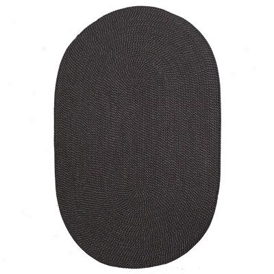 Trans-ocean Import Co. Cottsge 8 X 10 Solid Black Area Rugs