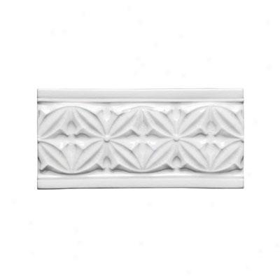 Adex Usa Artisan Listello Gables 4 X 8 White Tile & Sone
